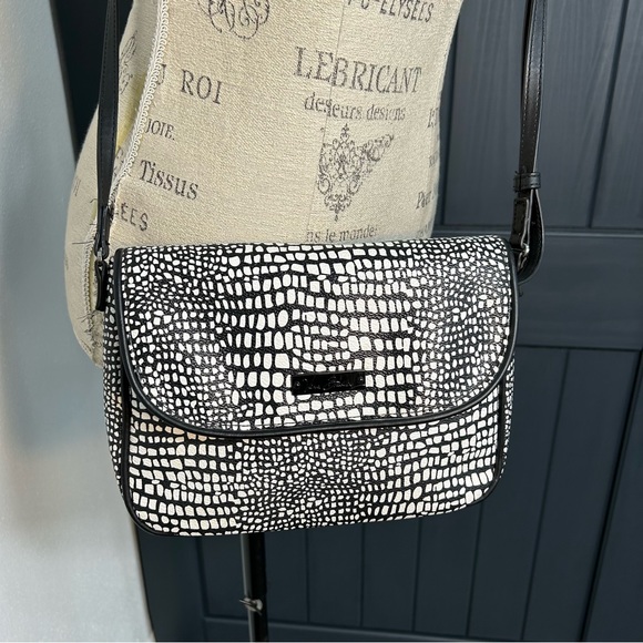 Vera Bradley Midnight Snakeskin Crossbody Purse - Picture 2 of 8